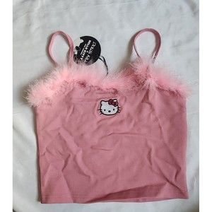 Dollskill Hello Kitty Fluffy Tank Top Size Small New with Tags